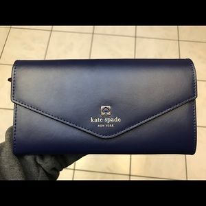 Kate spade wallet blue and pink